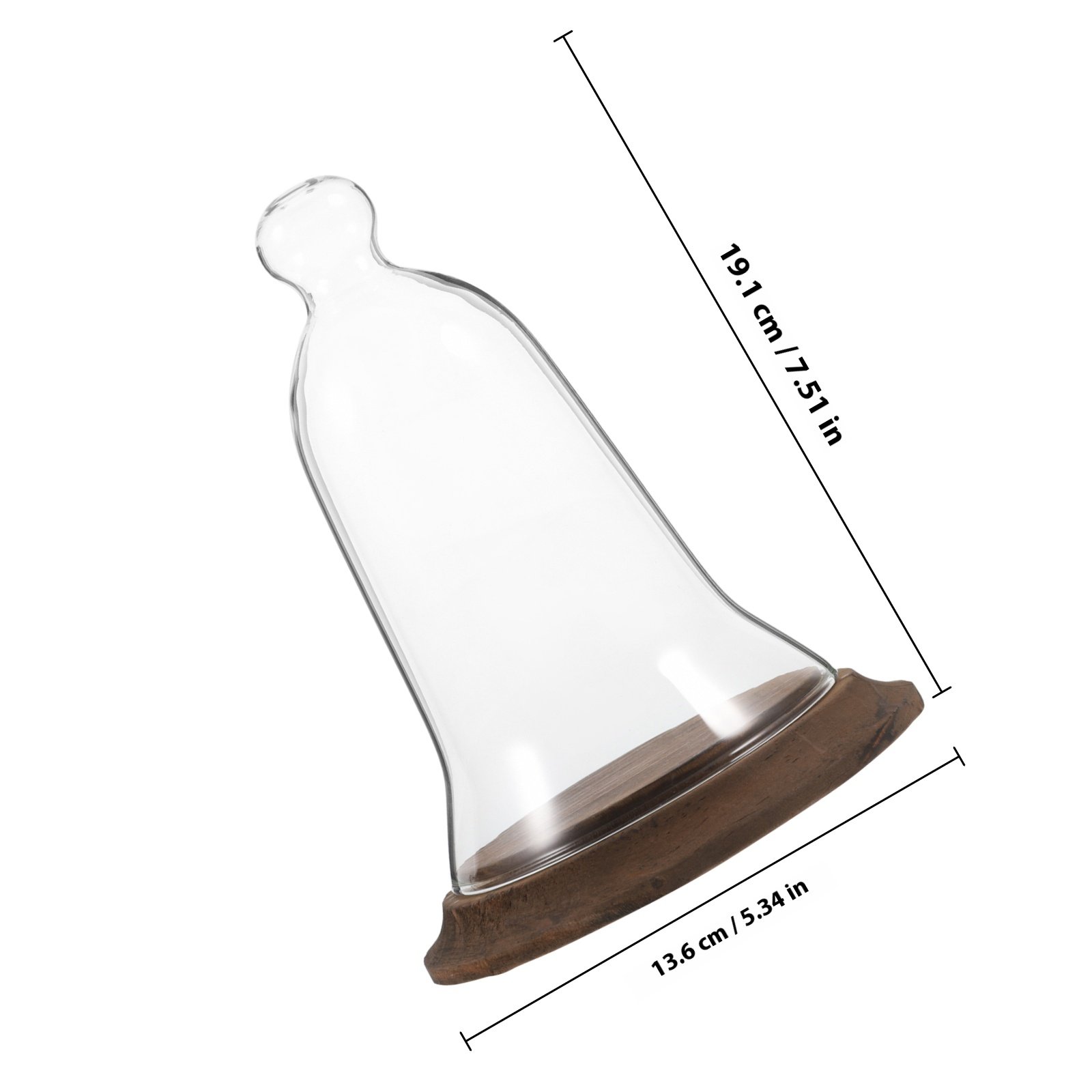 Glass Dome Display Cover High  - đánh giá và giá Plastic Dome Clear